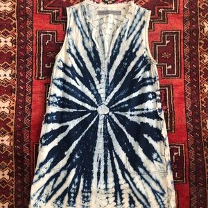 Denim mini dress size 1